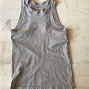 Grey size large Athleta renew racer back tank top